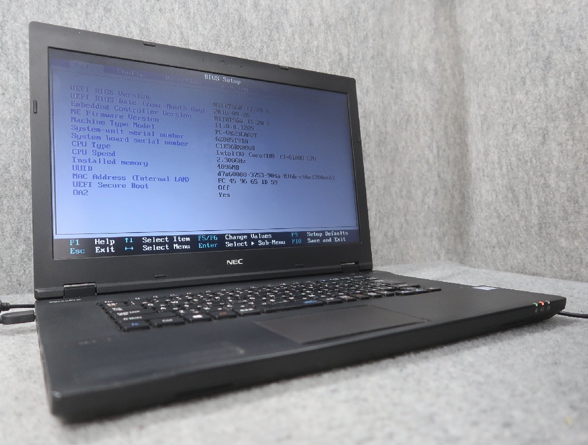 VersaPro NEC Core ⁄ 8GB 500GB ノートパソコン i5-6200U : VK23 i3 