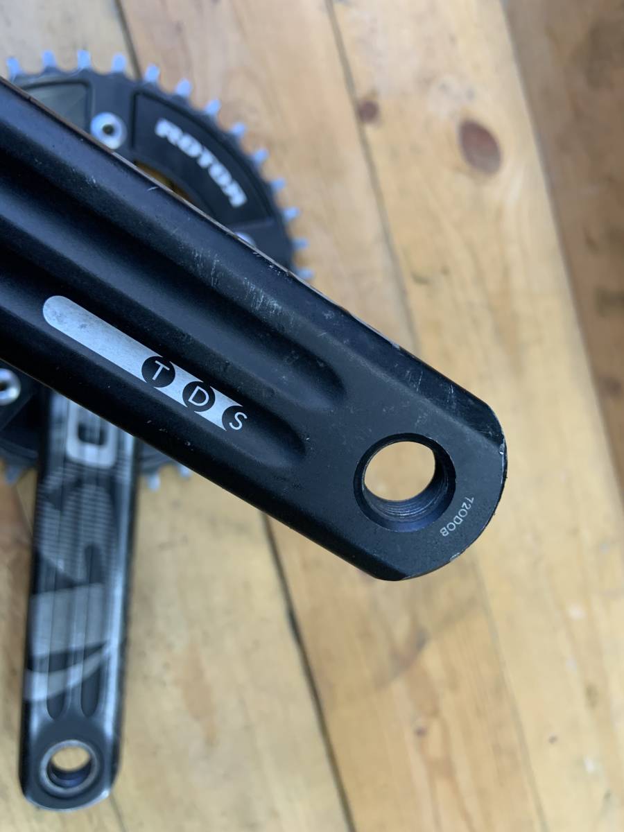 175mm ROTOR 3D30 クランクセット楕円チェーンリング50⁄34