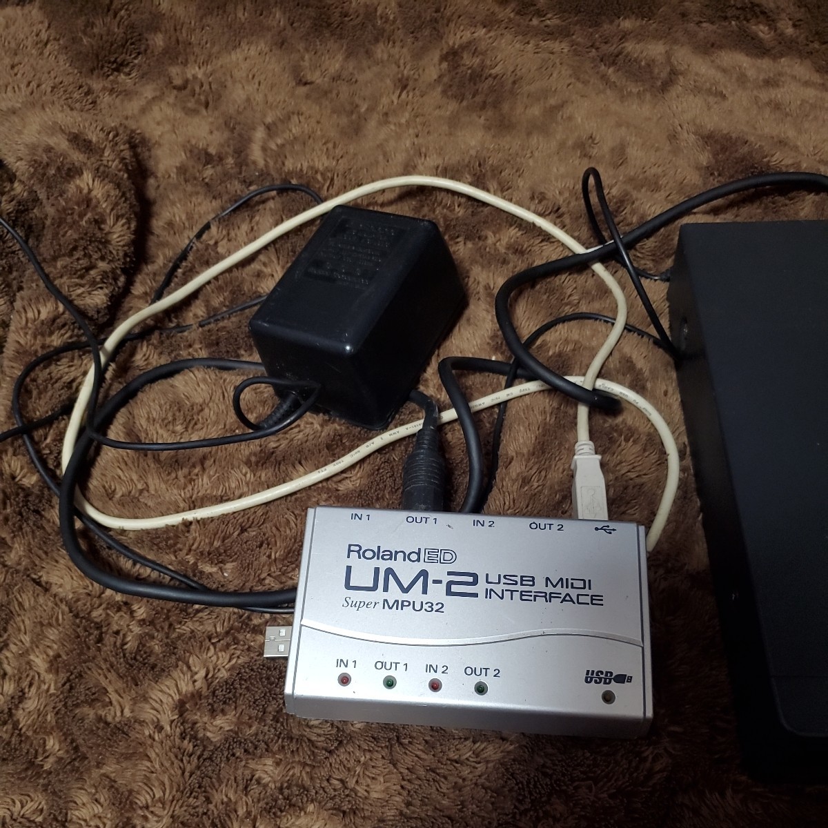 Roland【SC-55mkⅡ】音源モジュール ACアダプター ＋ roland um-2 usb 