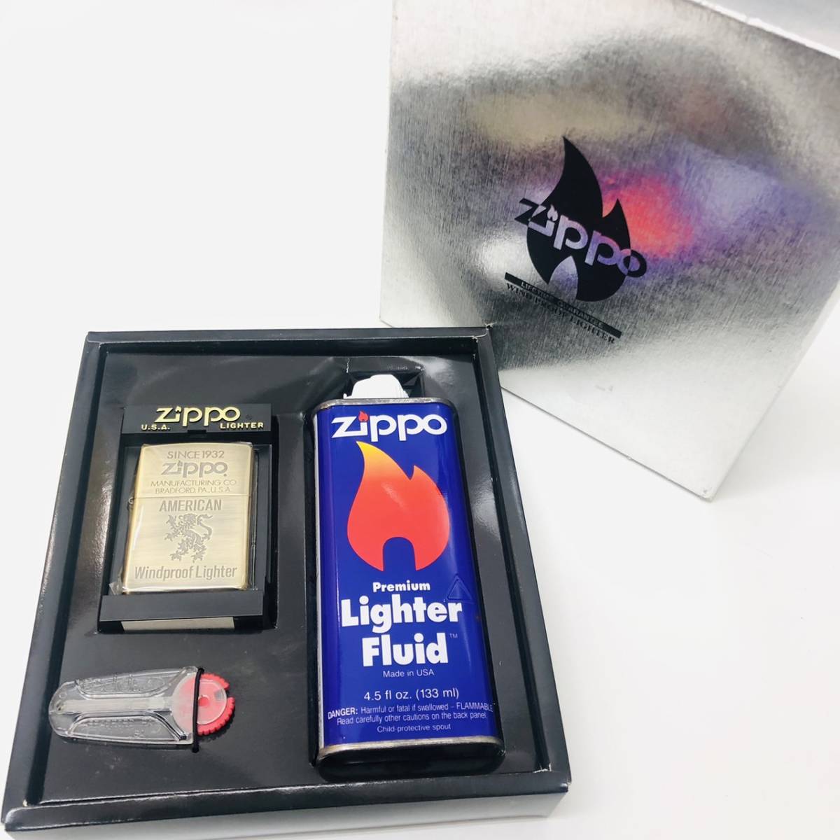 【MC-1384HS】1円スタート! 【未使用】ZIPPO ジッポ ライター LIFETIME GUARANTEE WIND PROOF LIGHTER 喫煙具 アンティーク コレクション
