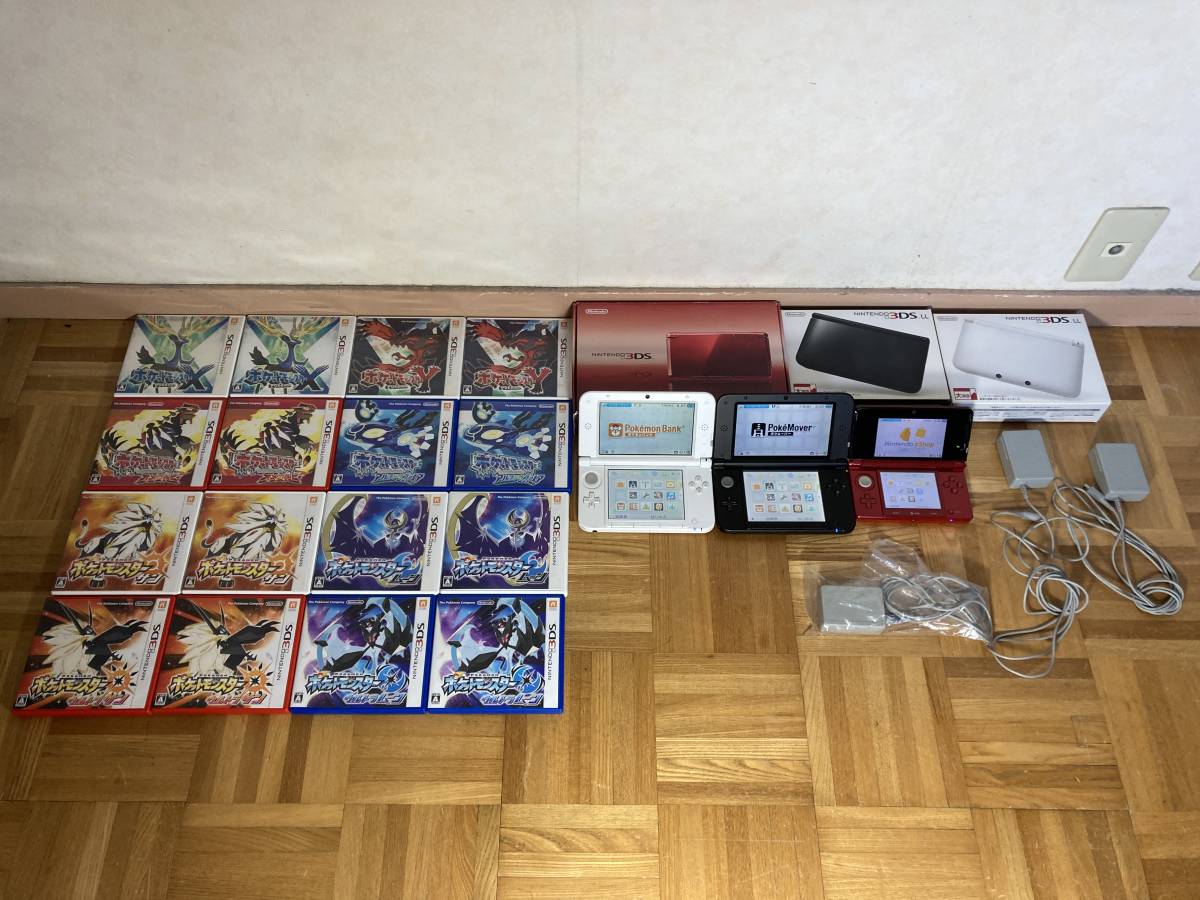 ポケモンバンク・ポケムーバー ダウンロード済 動作確認済 3DSLL本体2  