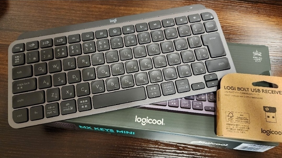 【極美品】Logicool キーボード KX700GR　レシーバ付き