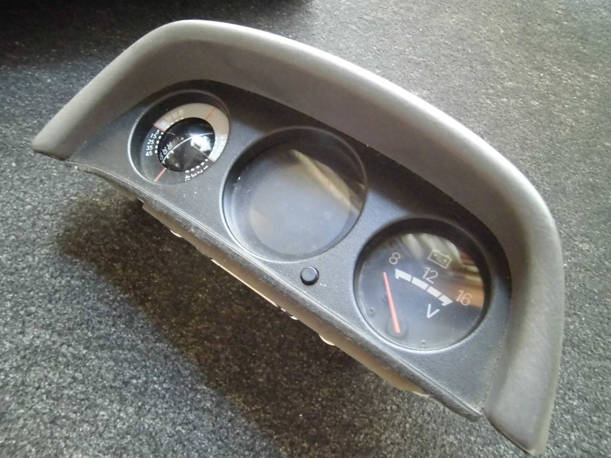 デリカ スペースギア 3連 センター メーター 傾斜計 電圧計 コーナーセンサー ジャンク