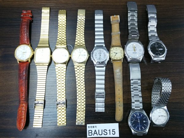 BAUS15　ジャンク品　腕時計　おまとめ10点　CASIOカシオ