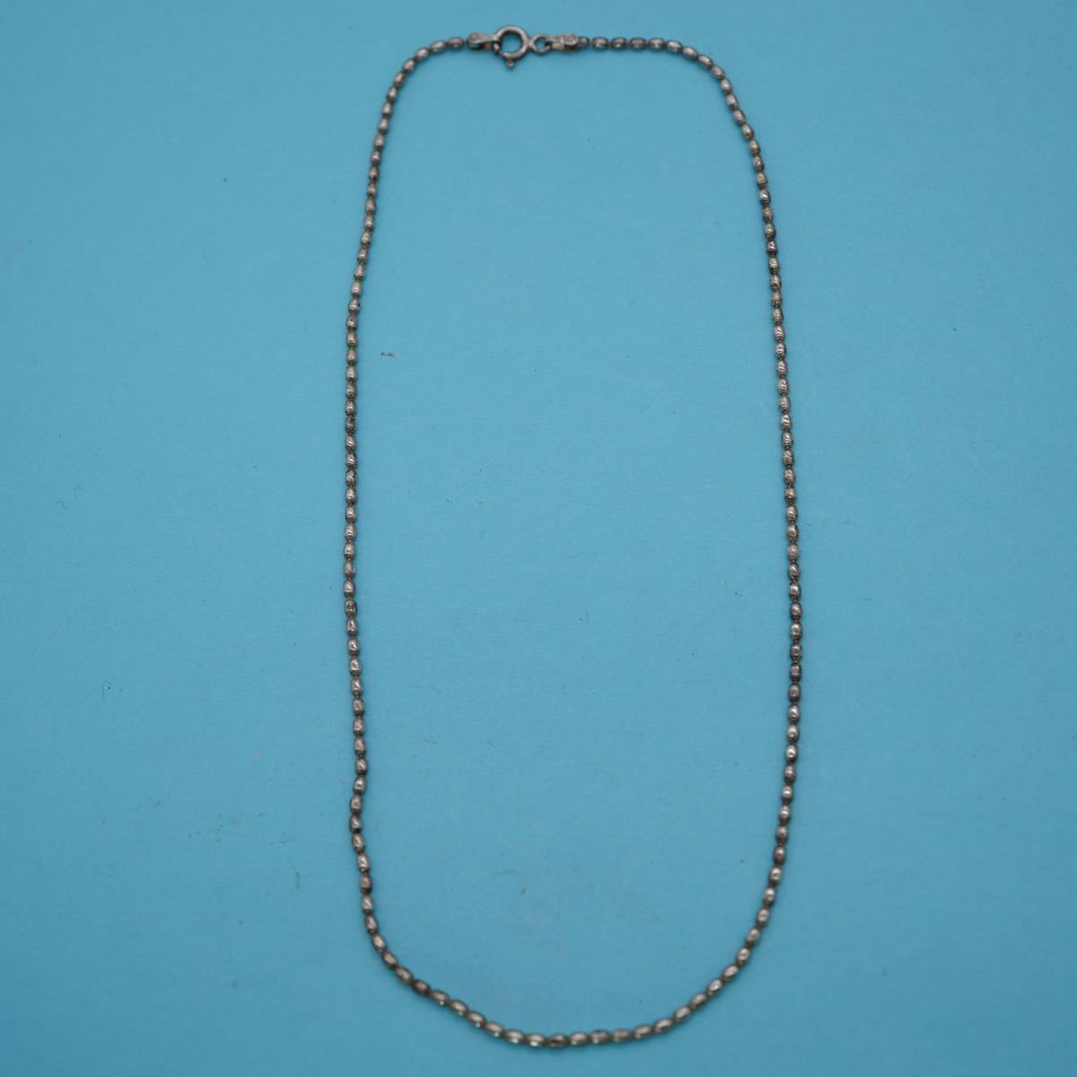 750】ITALY シルバー925 チェーン ネックレス 長さ約40cm. 銀 イタリア 