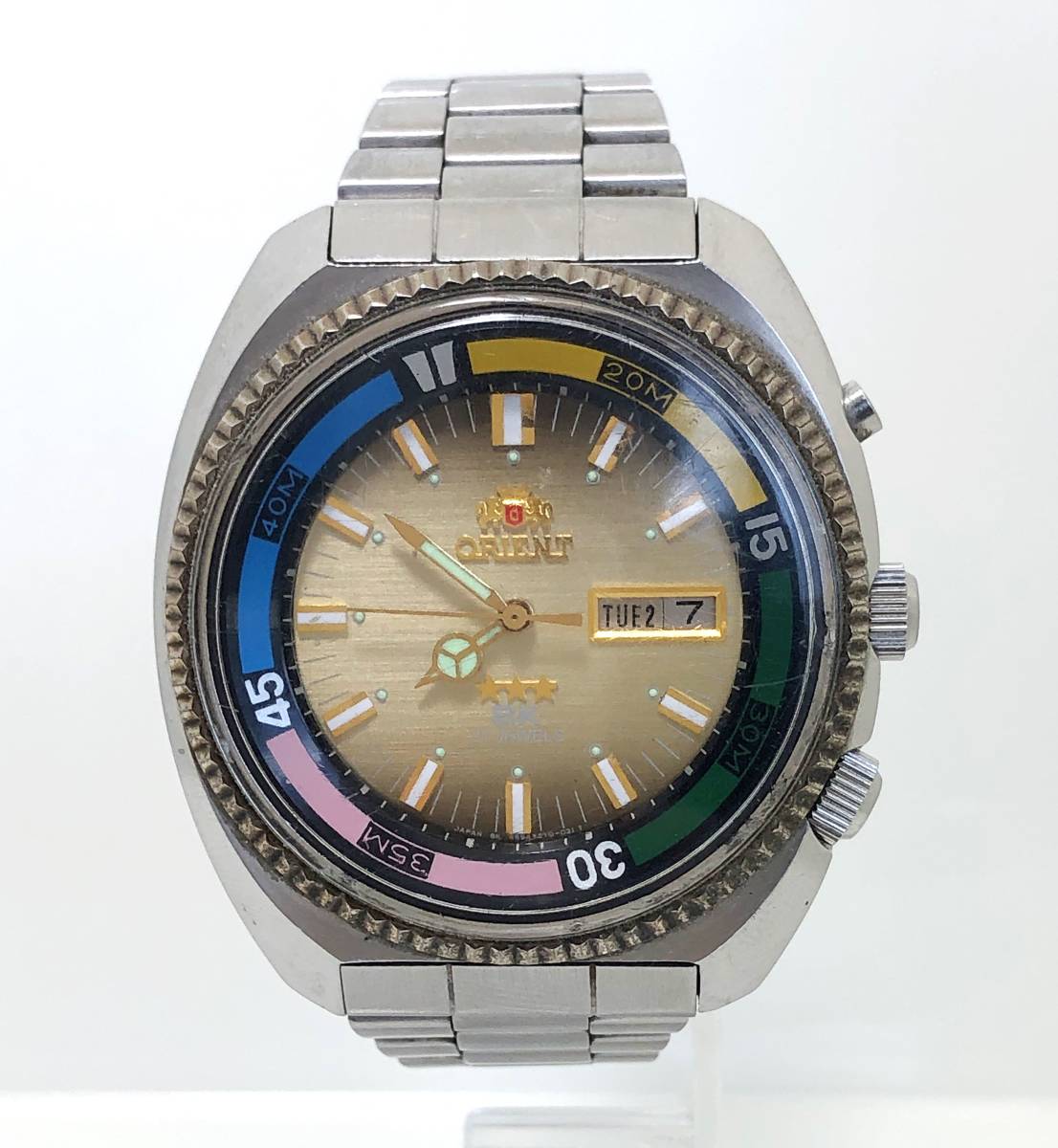 時計 サ60 WH-9851 ORIENT オリエント 469617-7E キングダイバーSK21石 