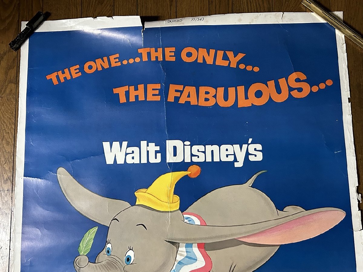 〇A1727/US版40×60吋 映画ポスター 【 Dumbo 】(ダンボ) /監督 ベン