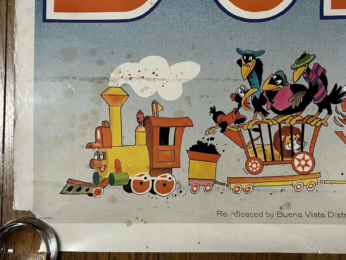 〇A1727/US版40×60吋 映画ポスター 【 Dumbo 】(ダンボ) /監督 ベン