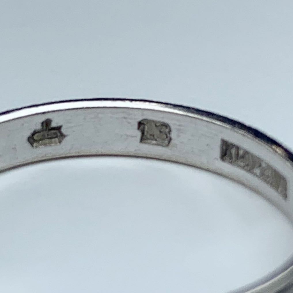 K14PdWG 刻印 指輪 リング 約13号 総重量約2.4g アクセサリー 中古品