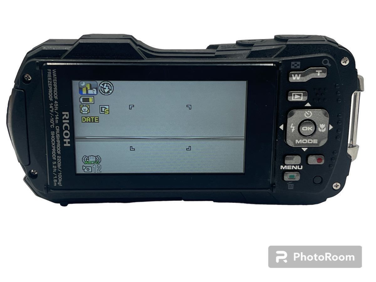 RICOH WG-60 ブラック 本格防水デジタルカメラ 14メートル防水（RICOH 