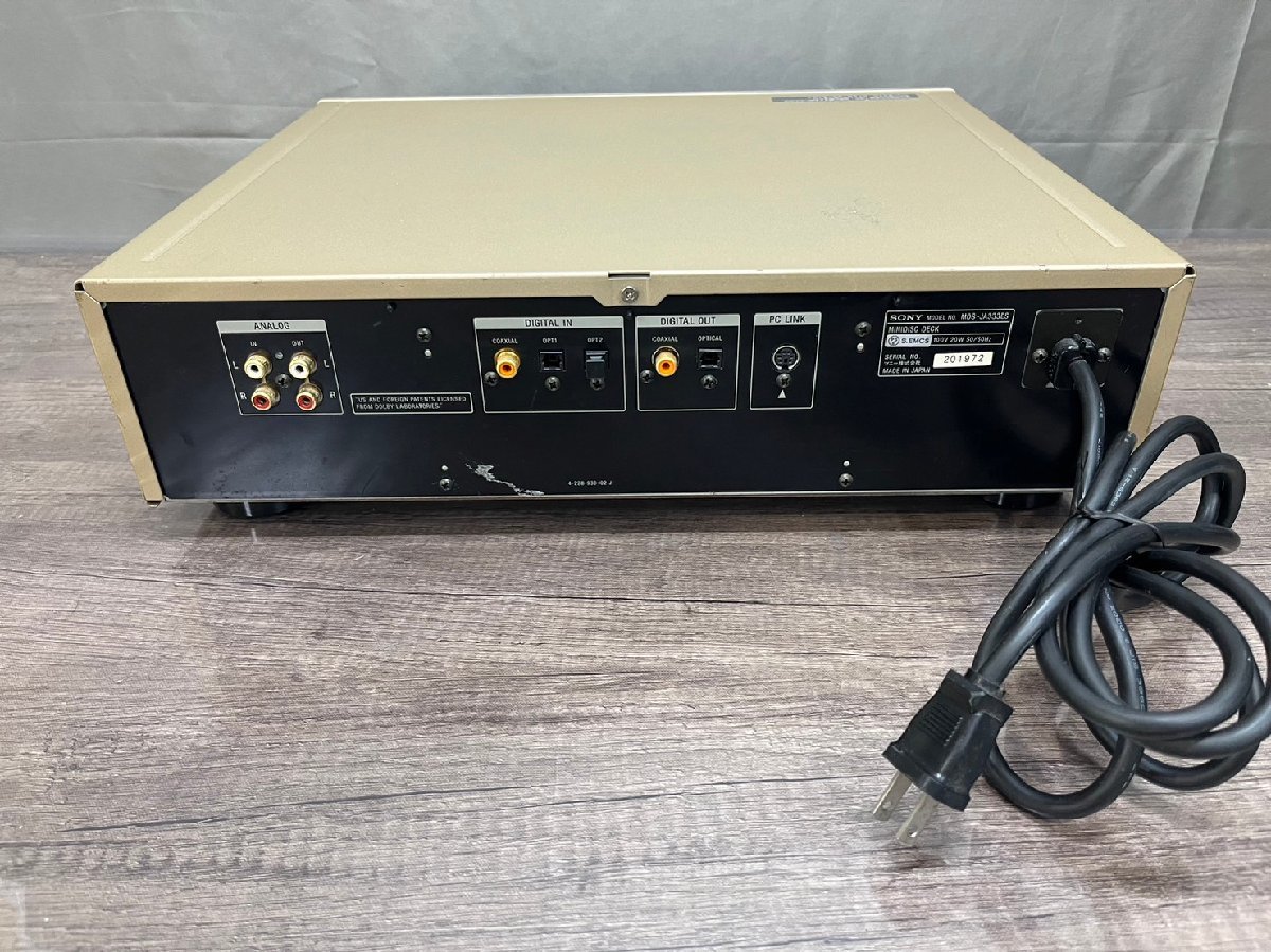 SONY MDS-JA333ES MDデッキ 【公式通販】