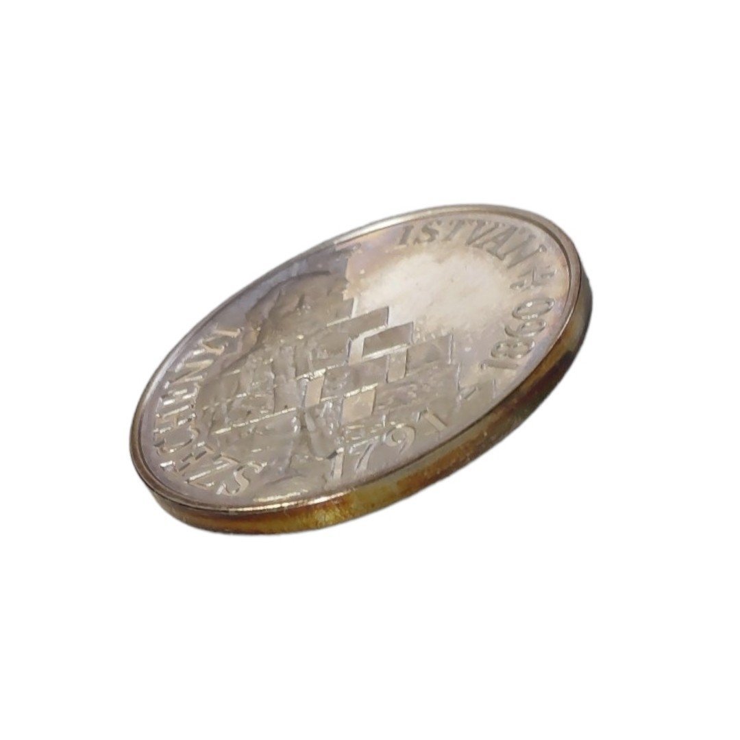 中古品・保管品】 ハンガリー銀貨 1991年 500フォリント セーチェーニ