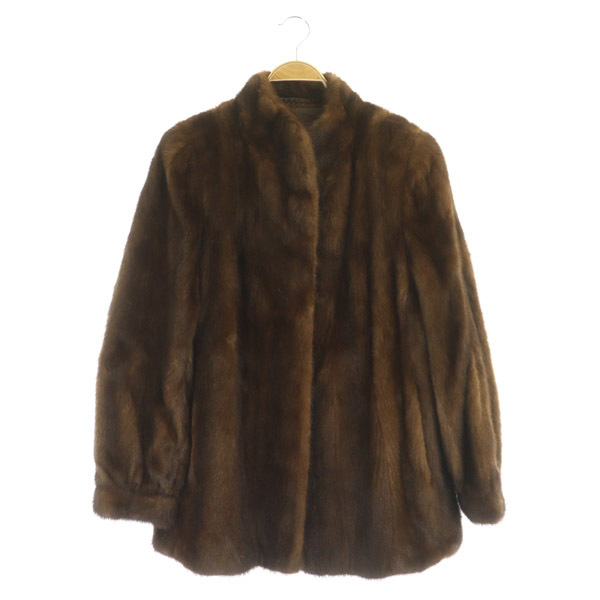 サガミンク SAGA MINK 金サガ ミンクコート ミドル丈 ファーコート 