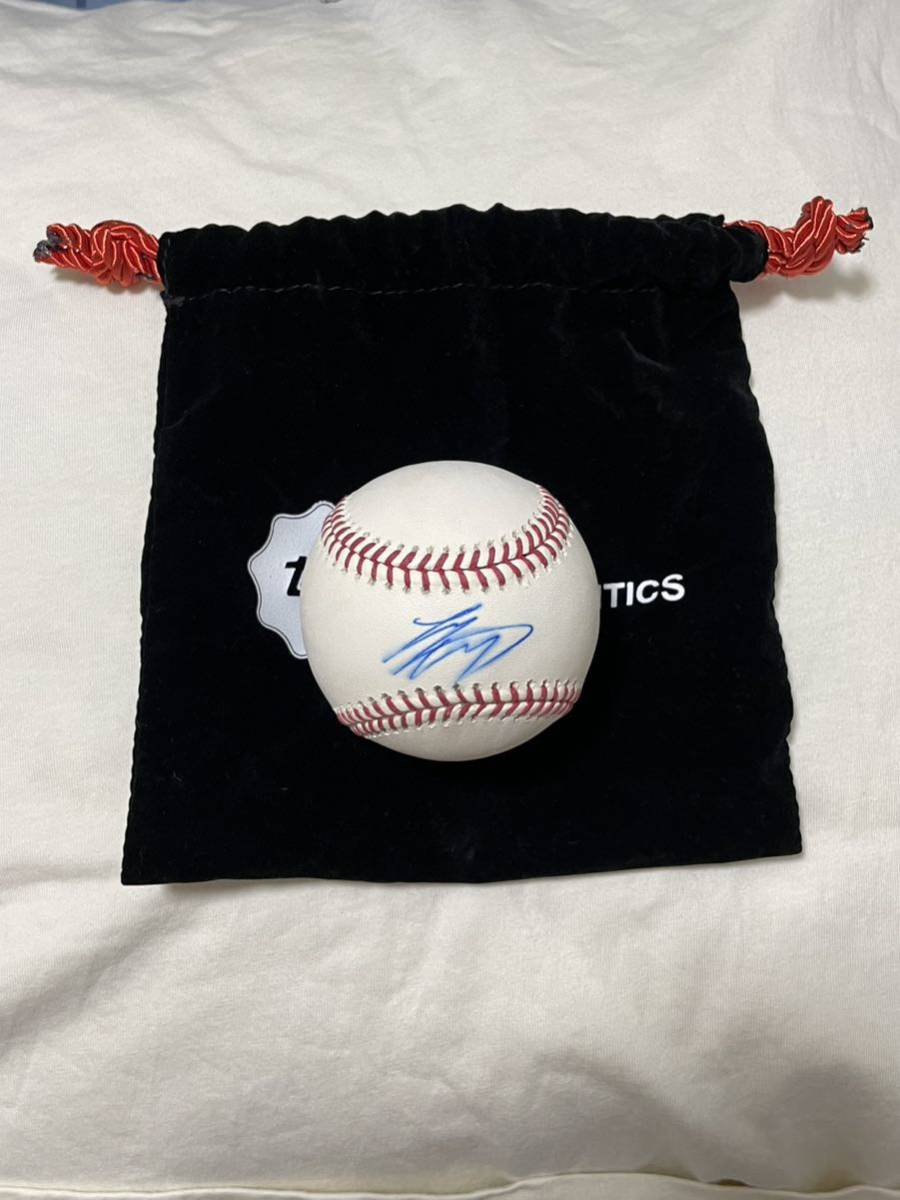 大谷翔平 Topps社 初期型 直筆サインボール MLBホロ 大谷翔平 直筆