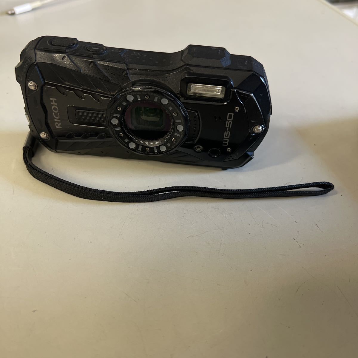 リコー RICOH WG-50 ブラック 防水コンパクトデジタルカメラ 簡単動作