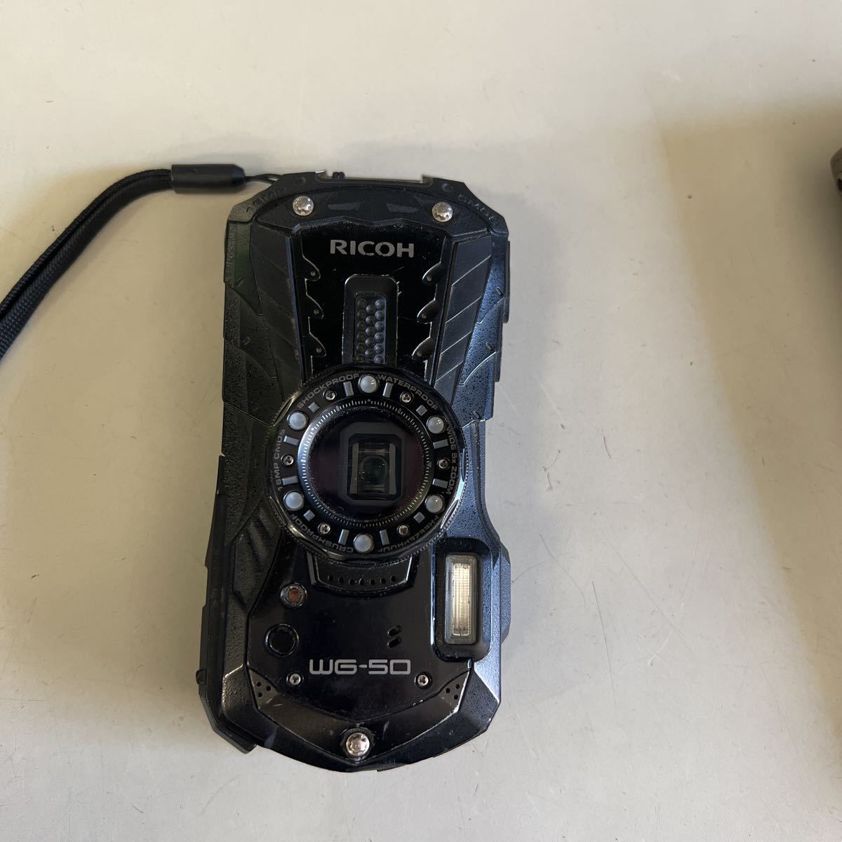 リコー RICOH WG-50 ブラック 防水コンパクトデジタルカメラ 簡単動作