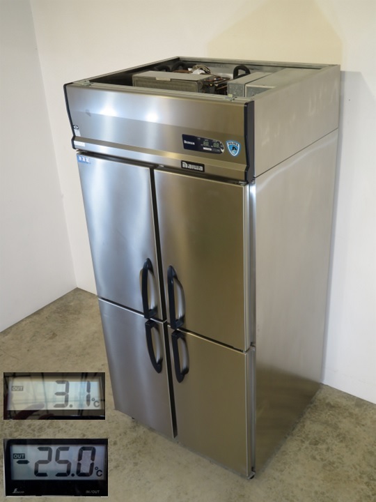 【限定値下げ】2015年 ダイワ 縦型冷凍冷蔵庫 縦型1冷凍3冷蔵庫 321S1-EC W900×D800×H1905 100V 562L 130kg インバーター制御 1凍3蔵