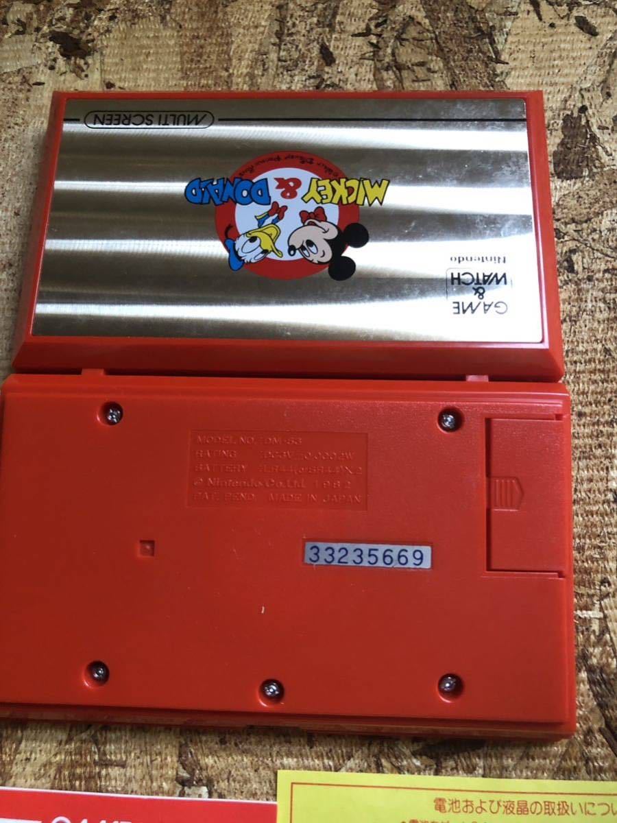 ☆Nintendo ゲーム&ウォッチ Mickey & Donald 任天堂（任天堂 ゲーム 