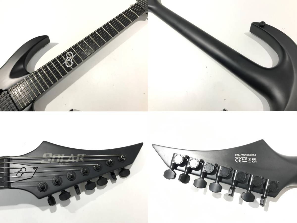 中古品 SOLAR GUITARS A2.7C ソーラーギターズ 7弦 エレキギター Type