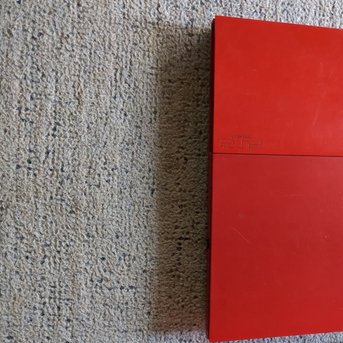 ジャンク ゲーム機本体 SONY PS2 SCPH-90000 シナバー レッド ソニー 