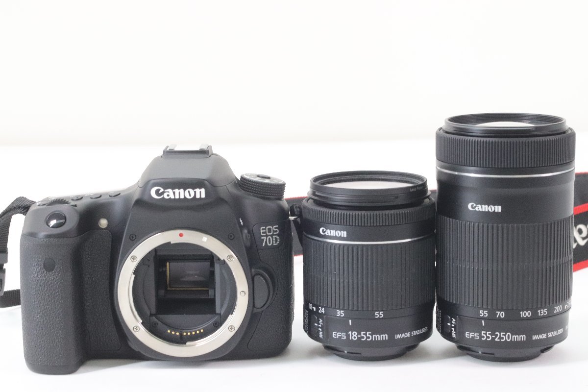 CANON キャノン EOS 70D デジタル一眼レフ カメラ EF-S 55-250mm F4