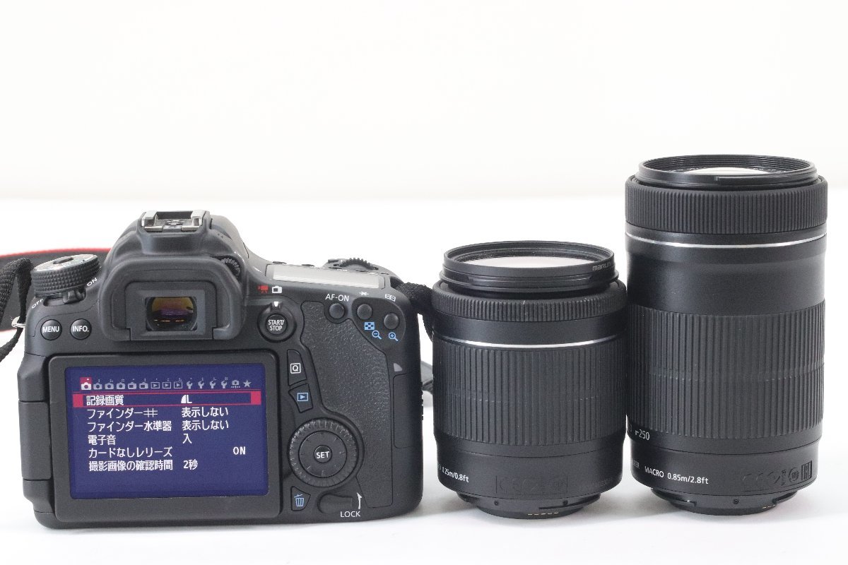 CANON キャノン EOS 70D デジタル一眼レフ カメラ EF-S 55-250mm F4