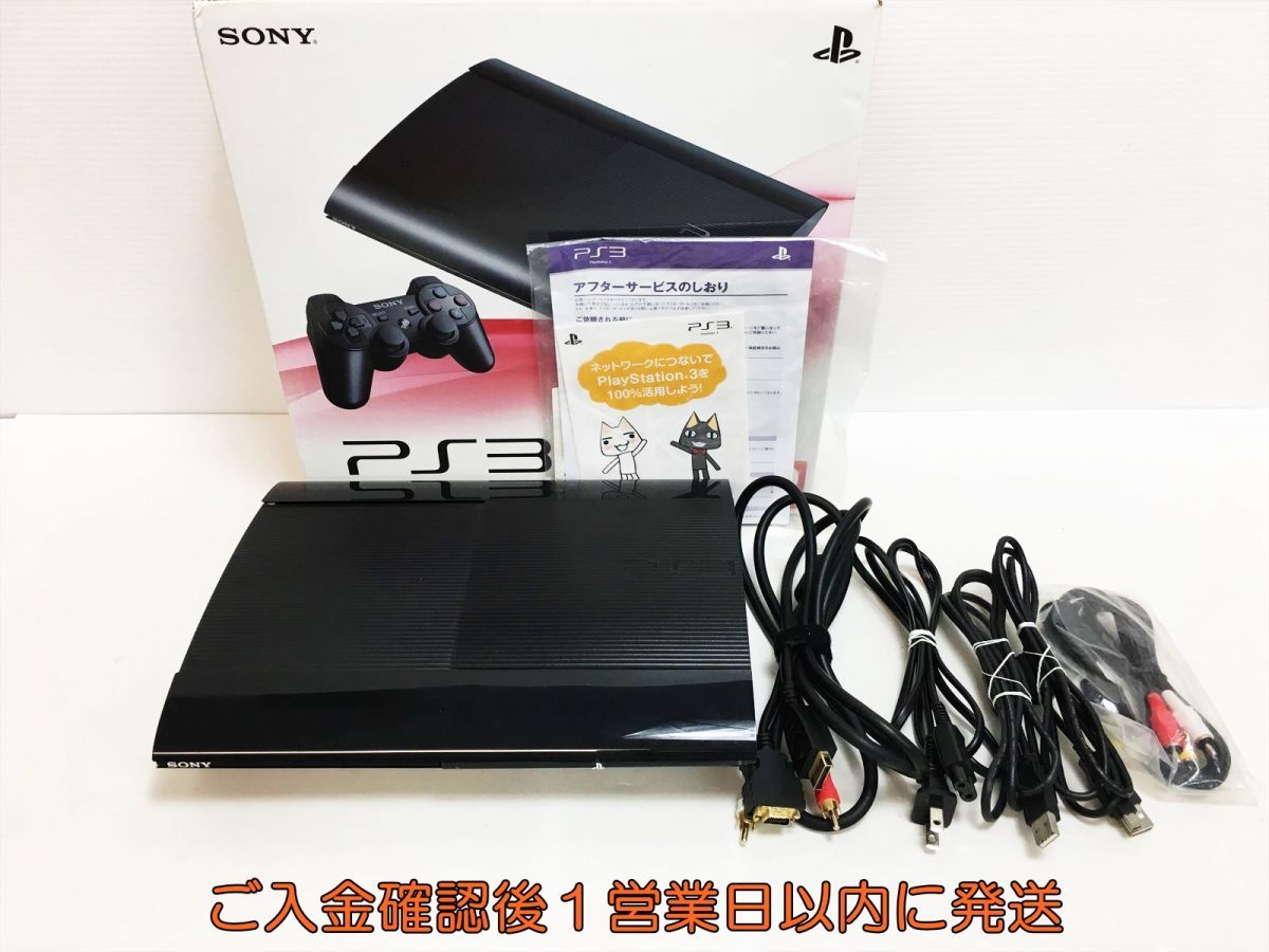 【1円】PS3 本体/箱 セット CECH-4000B ブラック 250GB ゲーム機本体 SONY 初期化/動作確認済み M03-220ym/G4