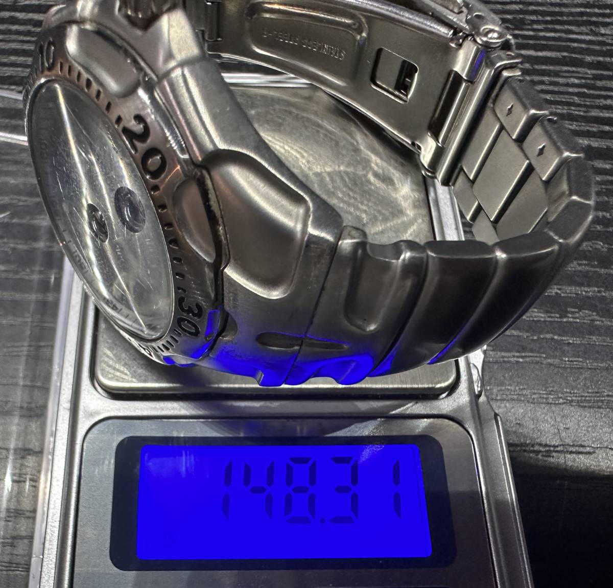 腕時計 SEIKO KINETIC AUTO RELAY 5J22-0A60 STANLESS STEEL WATER 