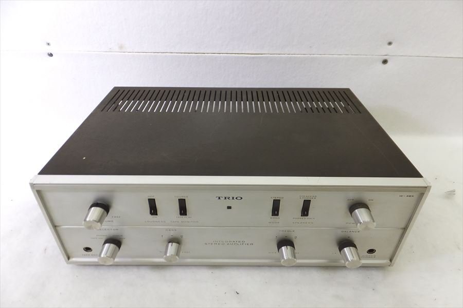 TRIO W-46K - トリオ Yahoo!オークション プリメインアンプ 真空管