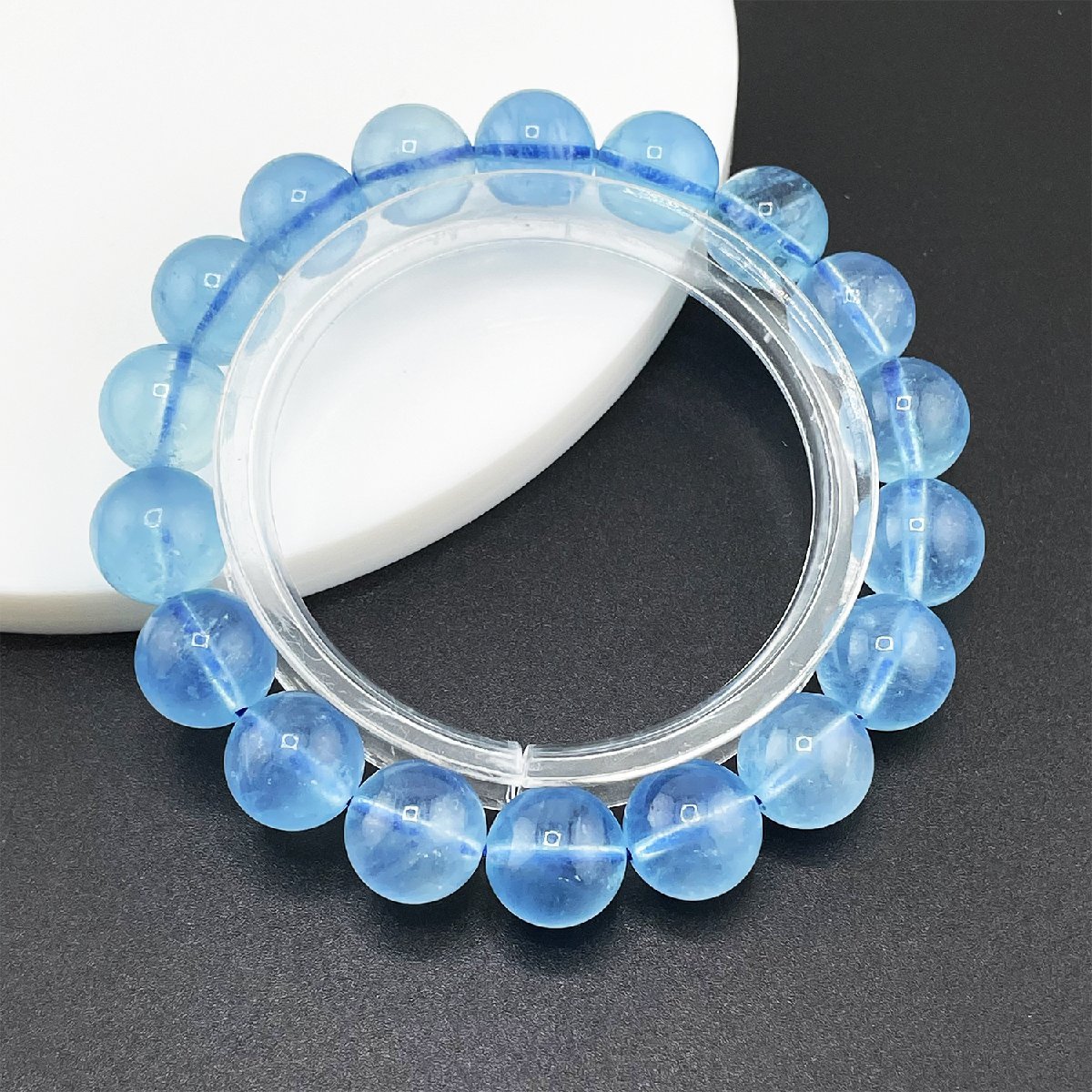 1001G036 高級 EU製 定価6万円☆ブルーグリーンアクアマリン 