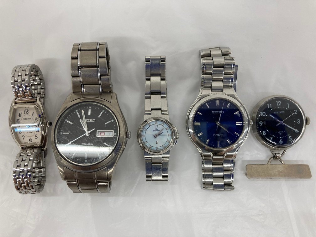 【BHAI8069】SEIKO セイコー 腕時計 5点まとめ DOLCE ルキア EXCELINE ほか