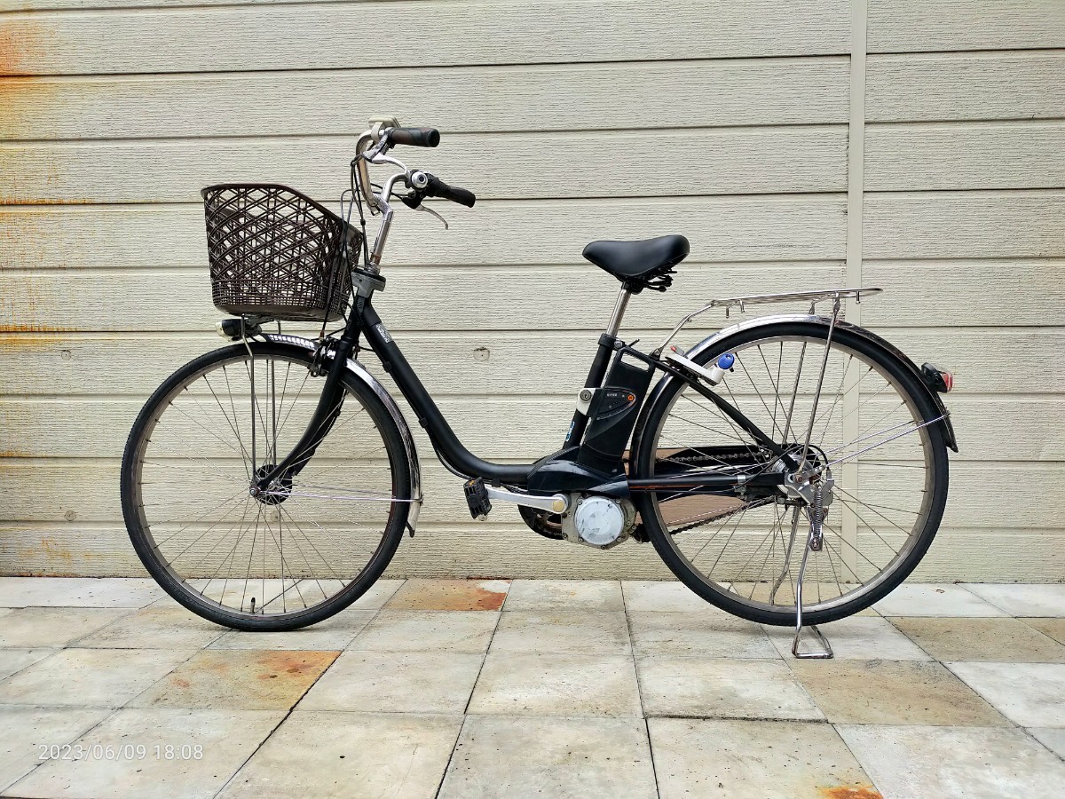★パナソニック・電動アシスト自転車 タウンVIVI・26インチ・充電器付 動作品＞パナソニック・電動アシスト自転車 タウンVIVI ・26インチ