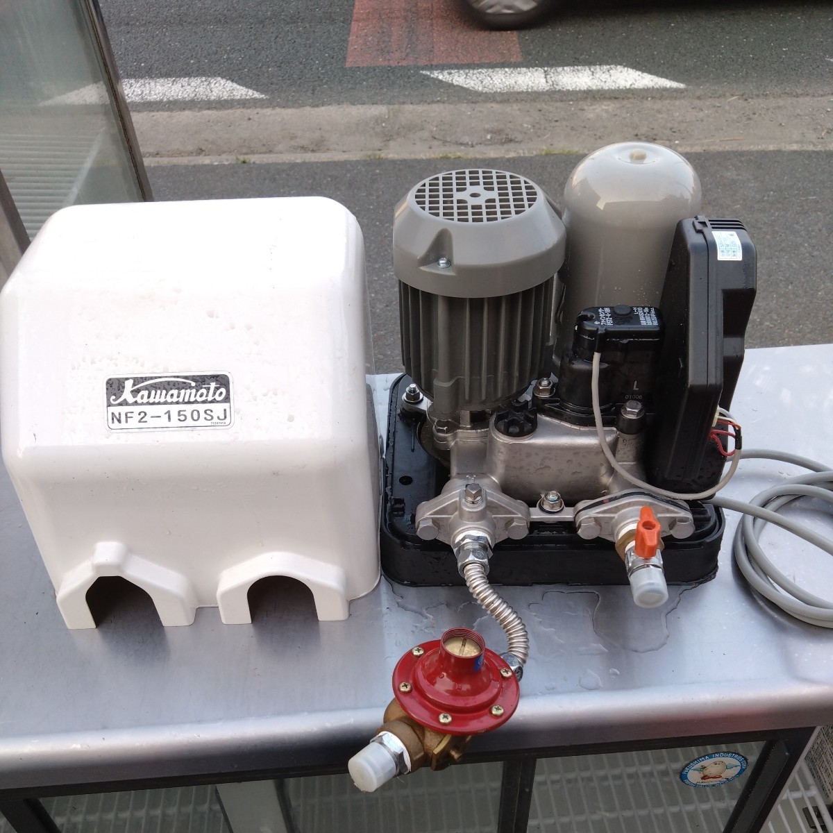 浅井戸ポンプ　ソフトカワエース ステンレス＆インバーター　NF2-150SJ 動作品！中古品 川本ポンプ NF2-150SJ ソフトカワエース 浅井戸ポンプ