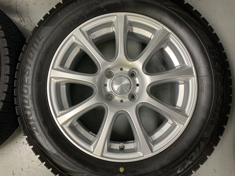 バリ山☆ブリザック VRX2 195/65R16 ロッキー ライズ レックス 安心の