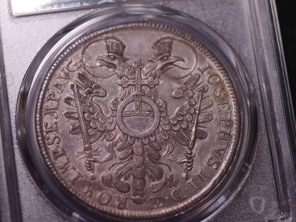 ドイツ・ニュルンベルク都市景観タラー銀貨 レア(希少）レベル 1768年