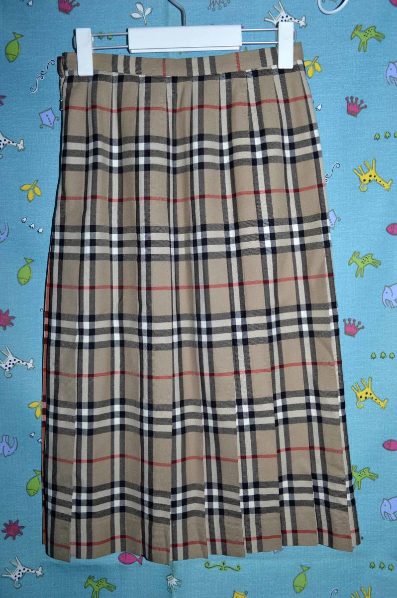 Burberrys バーバリーズ・ノバチェック プリーツ スカート  