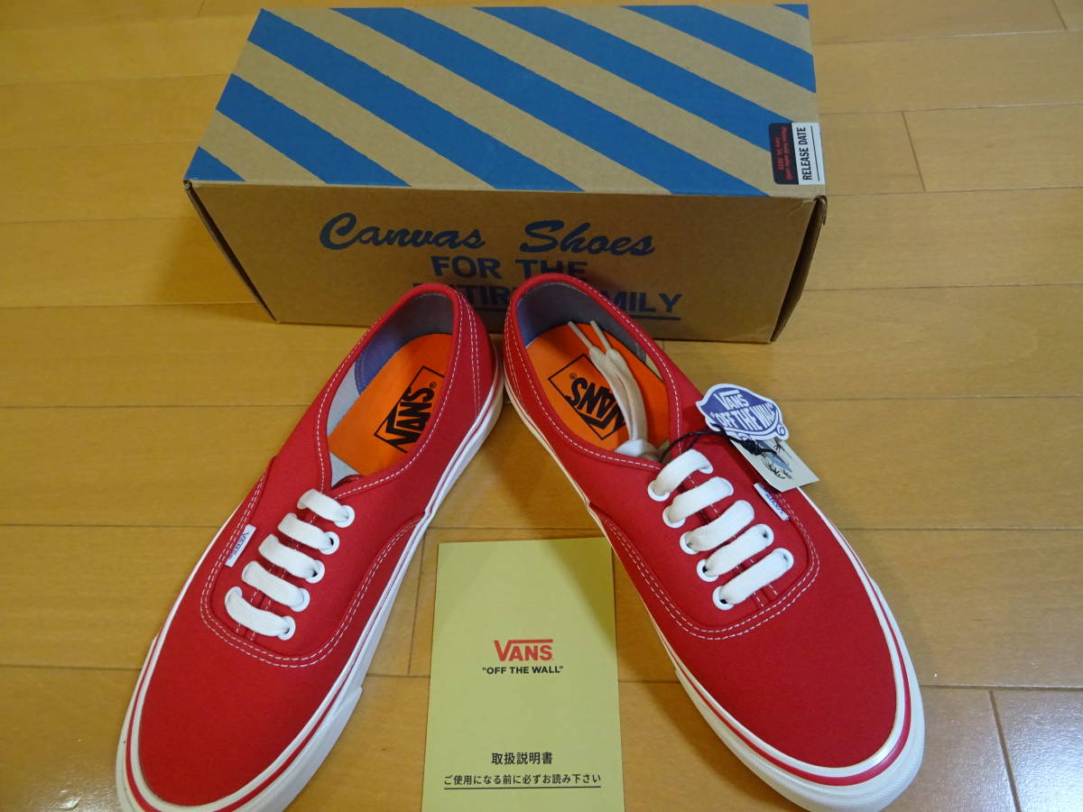 新品27.5cmVANSアナハイムファクトリーコレクションオーセンティック 