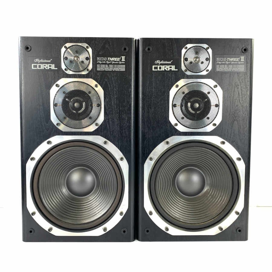 保証品】CORAL DX-THREE/Ⅱ スピーカー 3WAY コーラル 出力OK ◇1週間