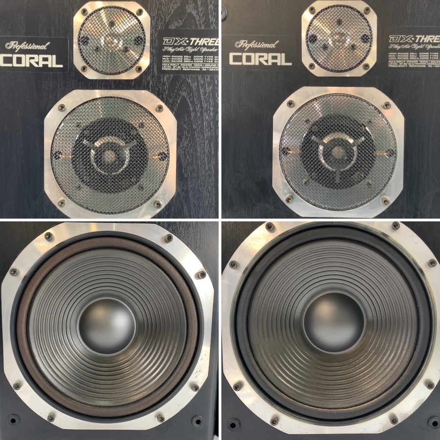 保証品】CORAL DX-THREE/Ⅱ スピーカー 3WAY コーラル 出力OK ◇1週間