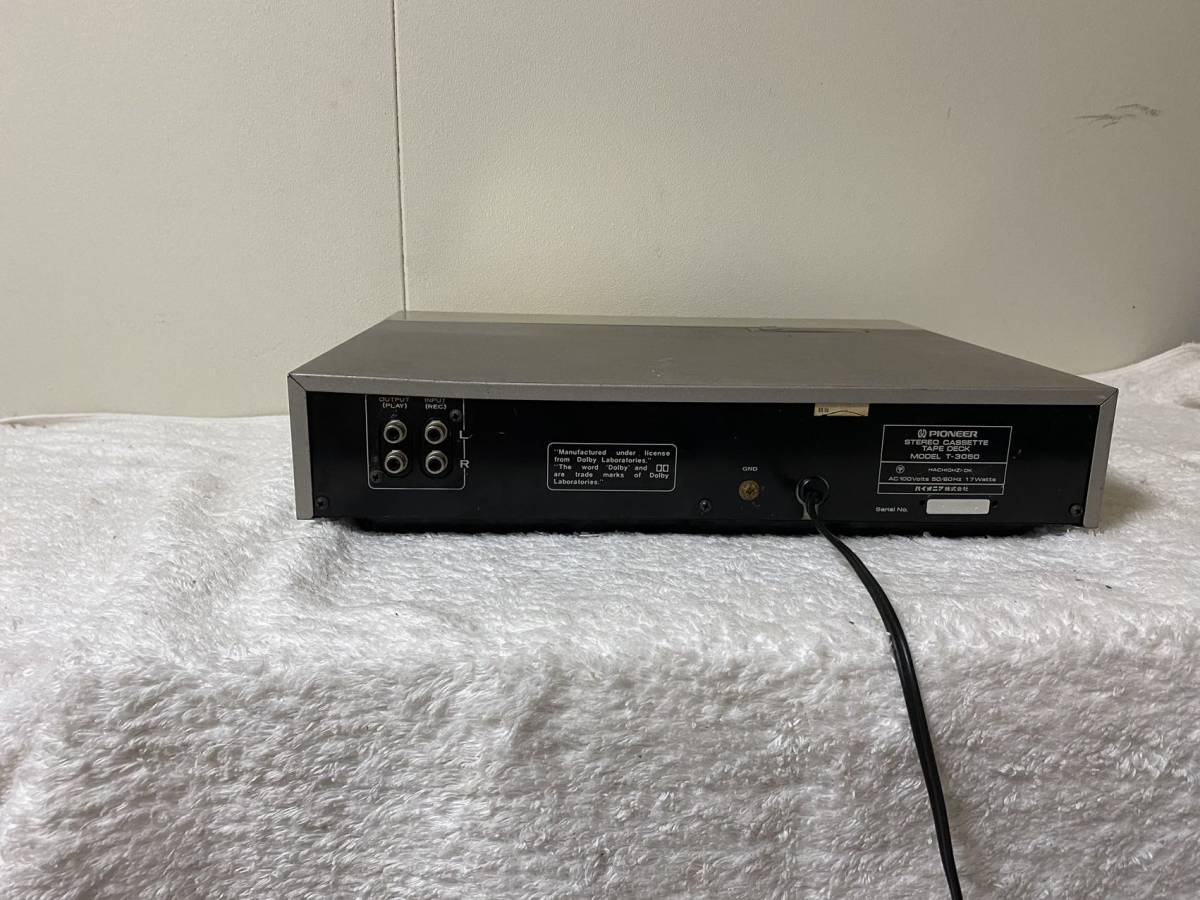 T-3050 パイオニア カセットデッキ Pioneer PIONEER Yahoo 