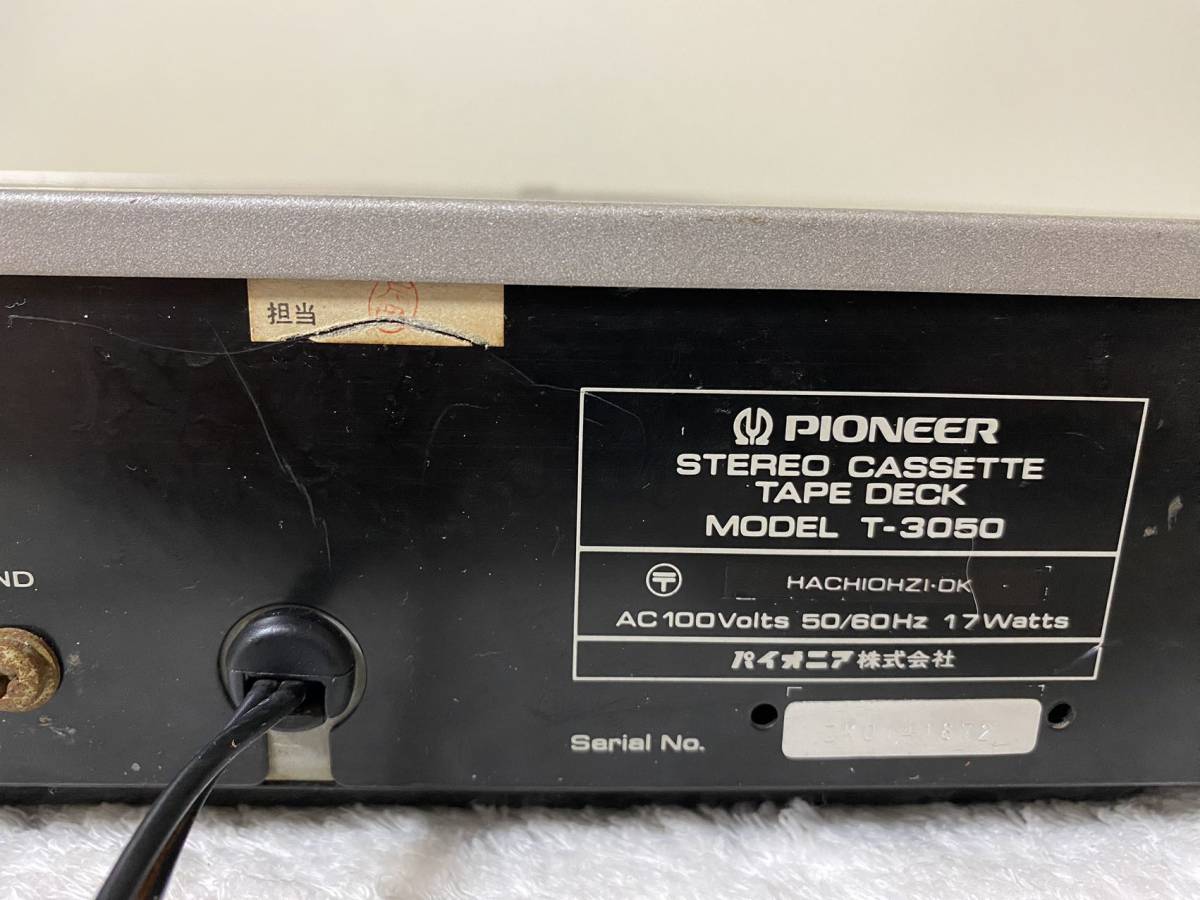 PIONEER◇model T-3050M◇カセットデッキ◇パイオニア◇ジャンク品 