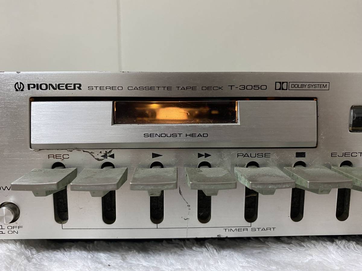 オーディオ機器 PIONEER T-3050カセットデッキ