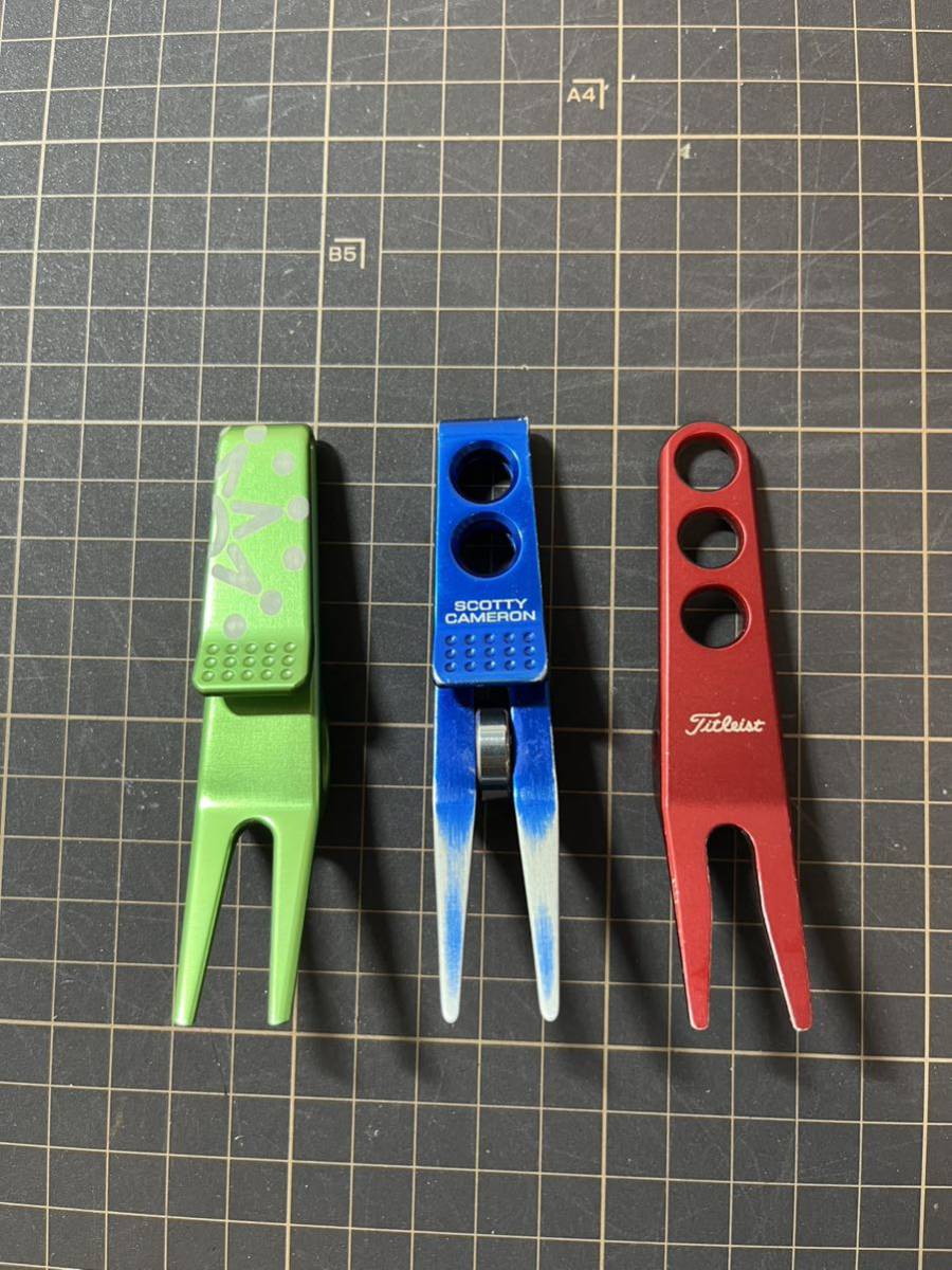 SCOTTY CAMERON グリーンフォーク 3本まとめて