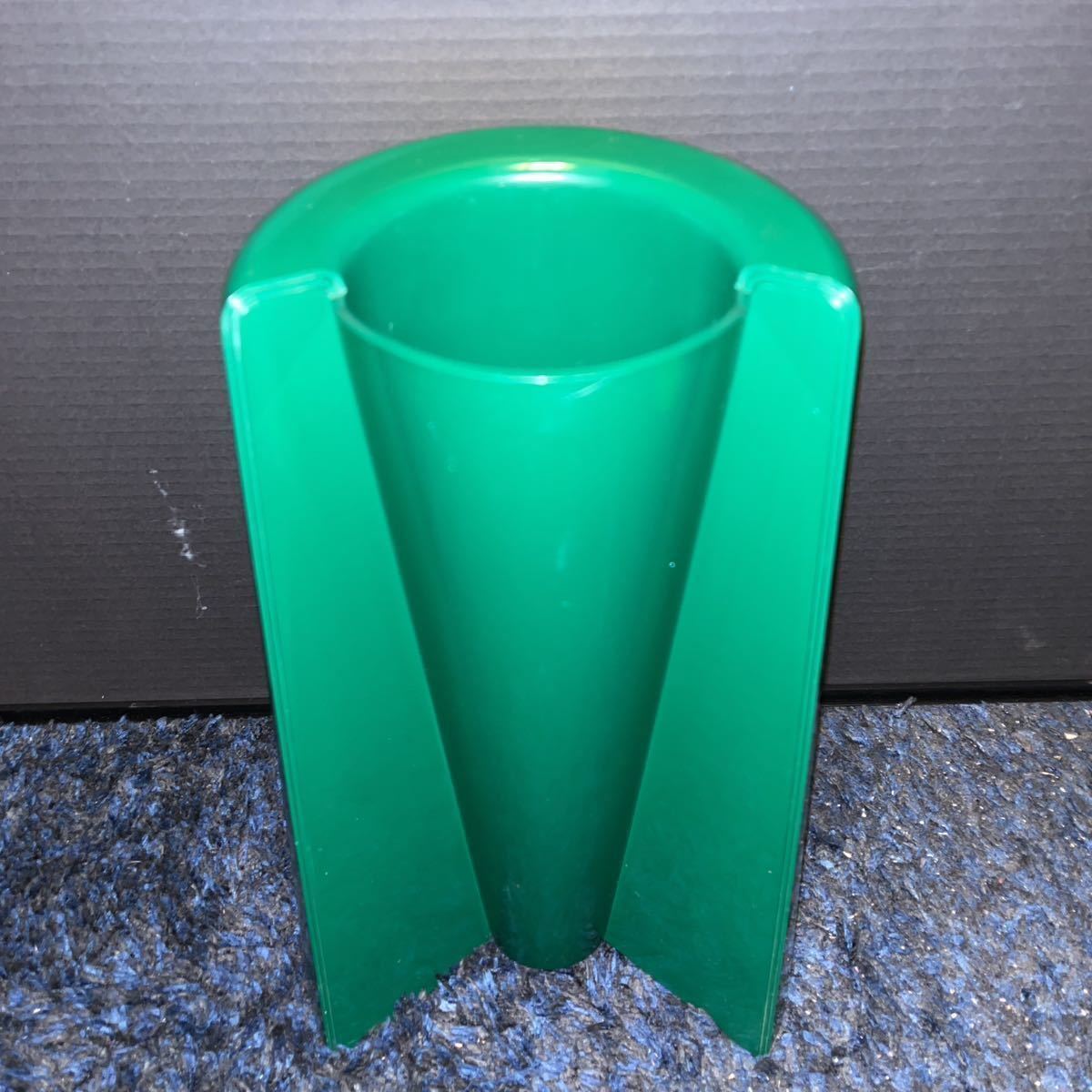 Pago Enzo Mari Vase | Danese for ALESSI by Vintage - PAGO Green 