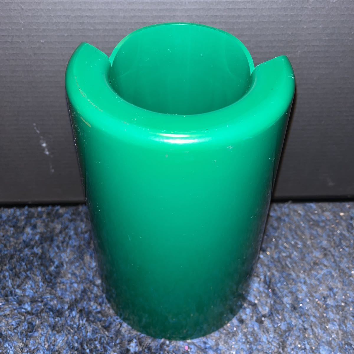 Pago Enzo Mari Vase | Danese for ALESSI by Vintage - PAGO Green 