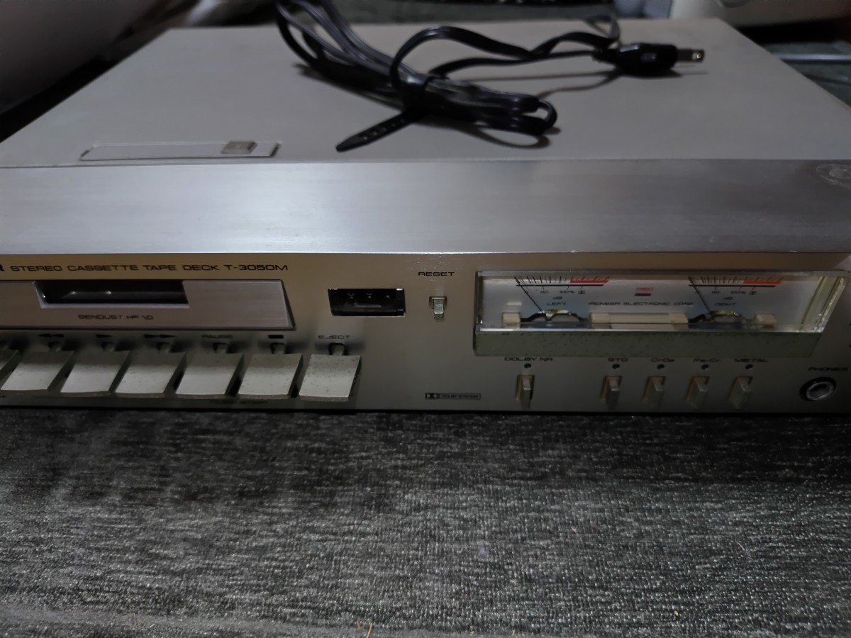 希少品　PIONIEER T-3050M 　カセットデッキ　 録音再生良好 ☆PIONEER パイオニア カセットデッキ T-3050 作動確認 T-3050 PIONEER