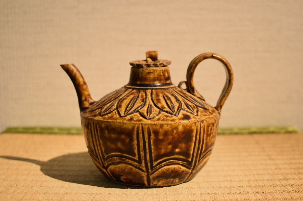 【GE】M90【コレクター所蔵品】時代 唐物褐釉水注 /骨董品 時代品 美術品 古美術品 中国古玩 朝鮮美術 