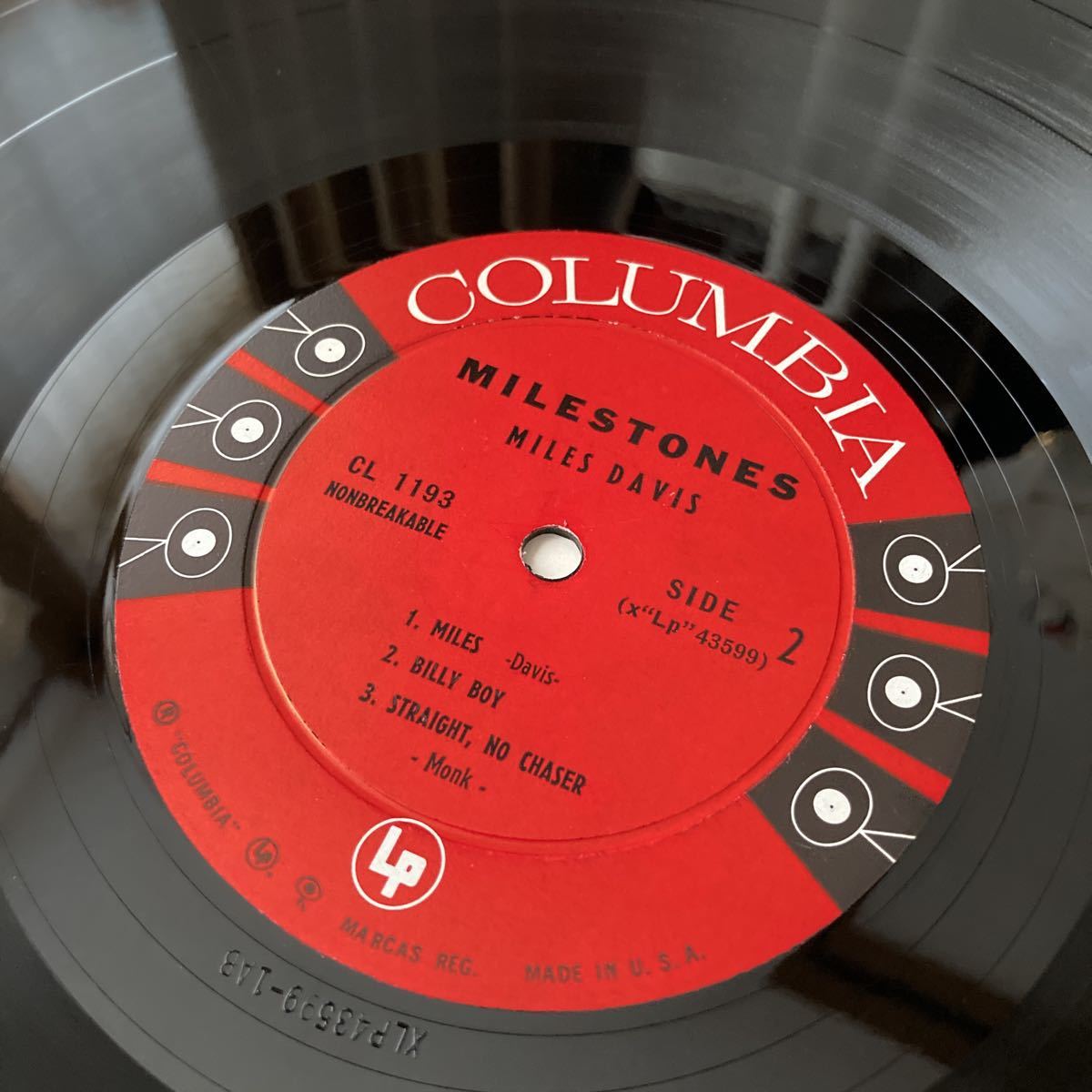 Miles Davis Milestones 米国オリジナルモノラル盤 MONO マイルス