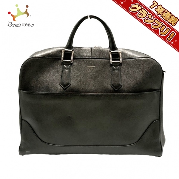 ペッレモルビダ pelle morbida ビジネスバッグ - レザー 黒 本体ロックなし バッグ