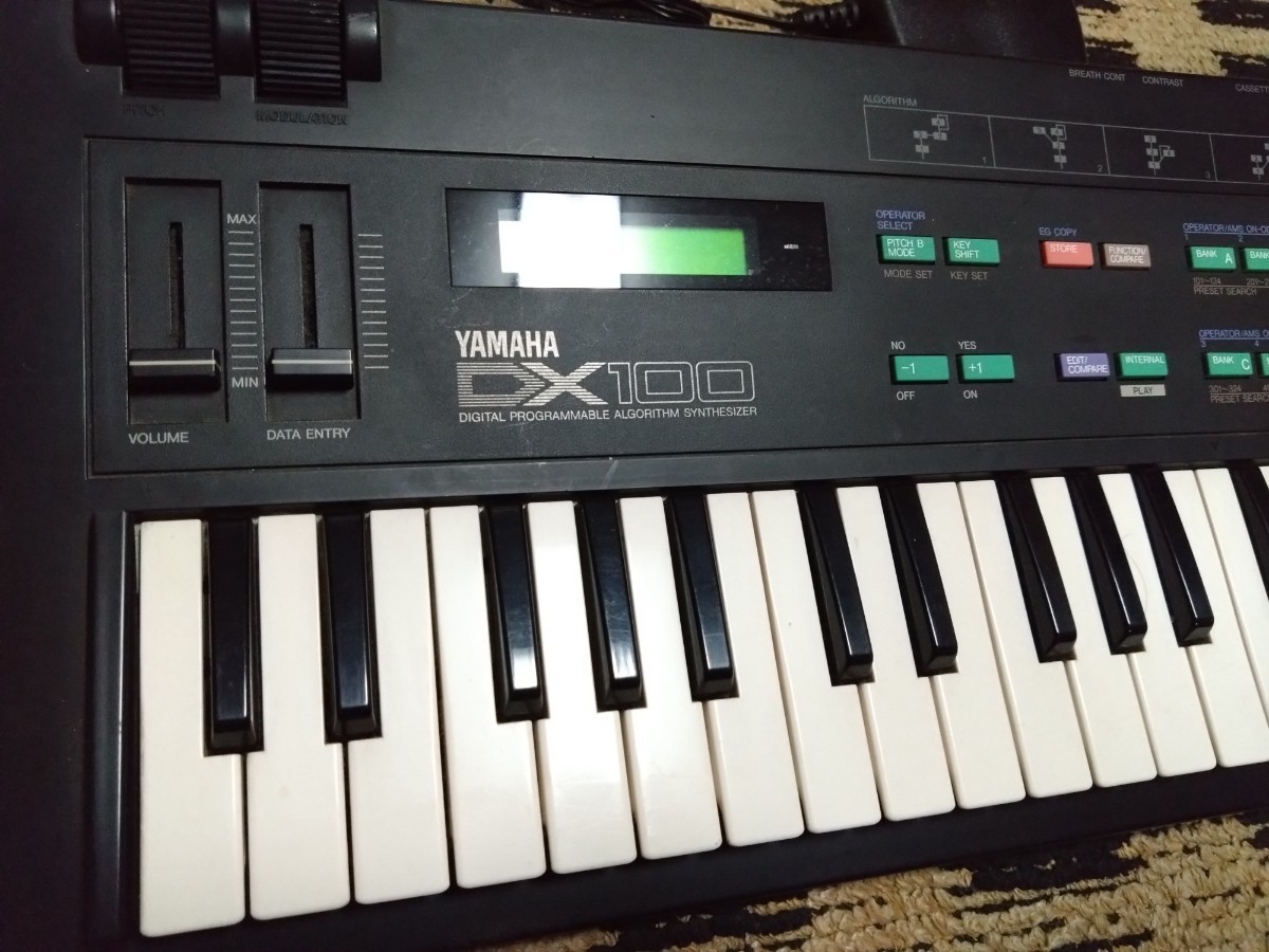 名機】YAMAHA DX100 ヤマハ シンセサイザー キーボード 動作確認済み 